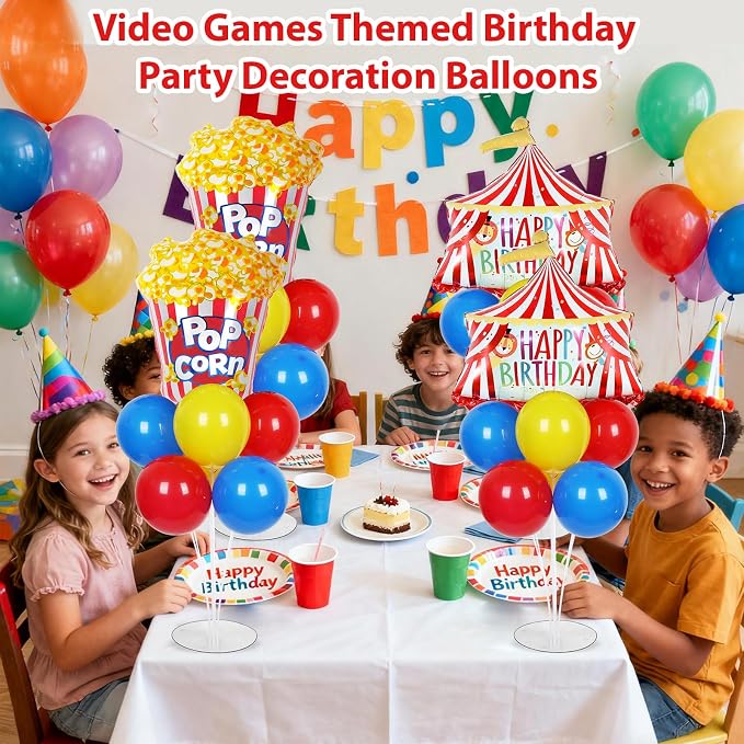 4 Sets Carnival Circus Party Balloons Stand Kit - Image 5