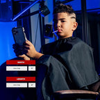 Barber Strong The Barber Cape Haircut Cover for Men, Hair Repelling and Static-Reducing Material, Water Resistant Fabric