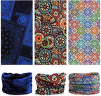 Neck Gaiter Headband Headwear Head Wrap Face Mask Magic Scarf Bandana for Men and Women