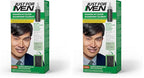 Just For Men Shampoo-In Color (Formerly Original Formula), Mens Hair Color with Keratin and Vitamin E for Stronger Hair - Darkest Brown-Black, H-50A, Pack of 2