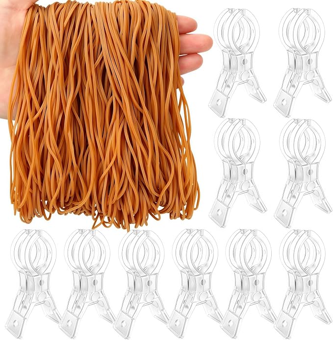 10 Pack Clear Balloon Arch Clips by SESAISHEIR