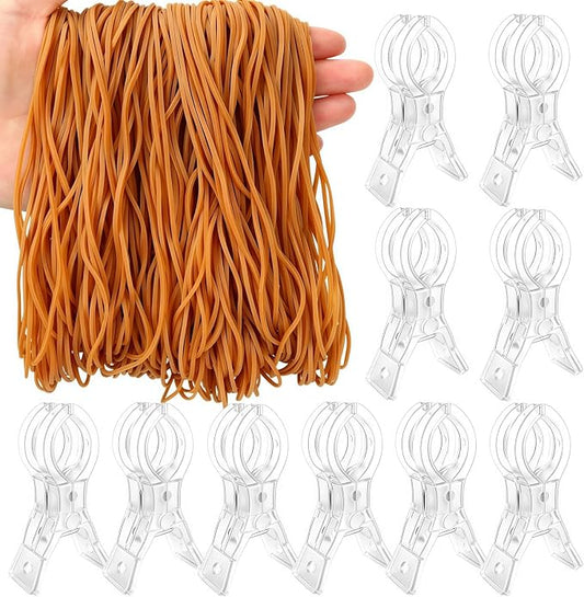 10 Pack Clear Balloon Arch Clips by SESAISHEIR
