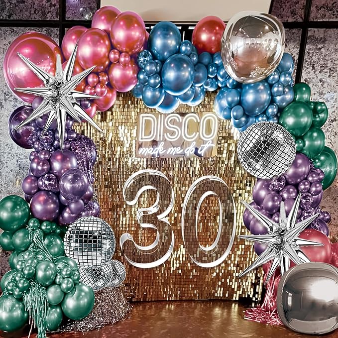 Metallic Balloon Garland Arch Kit, - Image 3