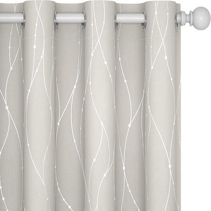 Deconovo Living Room Curtains 84 Inches Long, Thermal Insulated, Room Darkening by Unknown