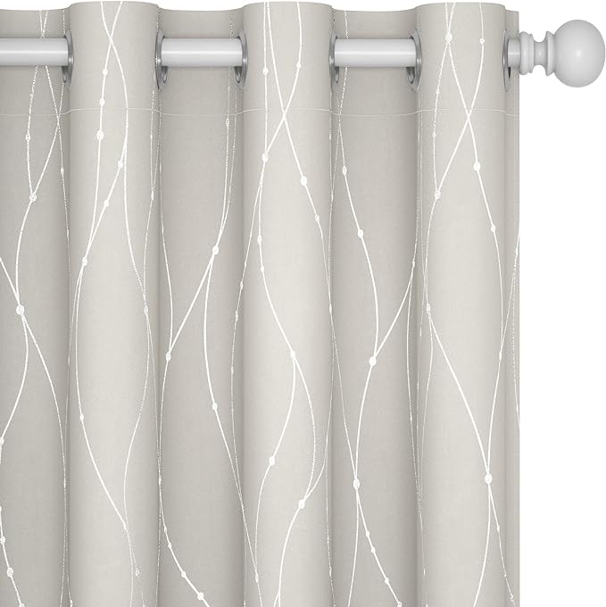 Deconovo Living Room Curtains 45 Inches Long, Thermal Insulated, Room Darkening by Unknown