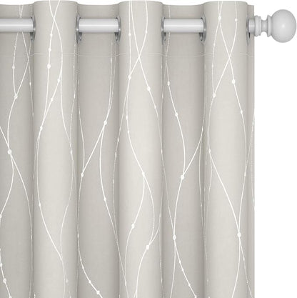 Deconovo Living Room Curtains 95 Inches Long, Thermal Insulated, Room Darkening by Unknown
