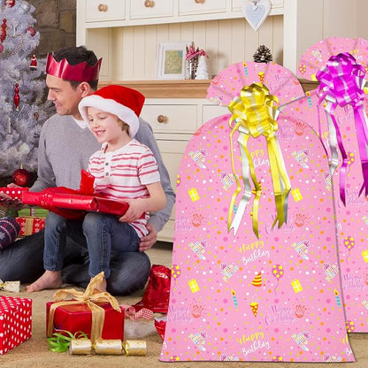 2 Pcs Large Gift Bags Oversized Plastic Storage Bags 48"x 36" - Image 5