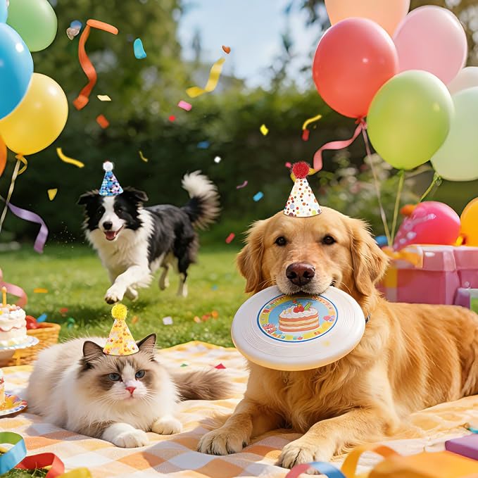 CANREVEL Mini Party Hats for Stuffed Animals Headwear, Birthday Hats - Image 5