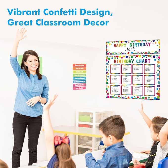 2 PCS Classroom Birthday Chart - Image 6