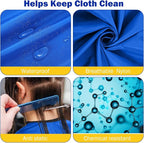 12Pcs Barber Cape 64 x 56'' Large Waterproof Hair Cutting Salon Cape Adjustable Snaps for Hair Dye Salon Stylist Supplies