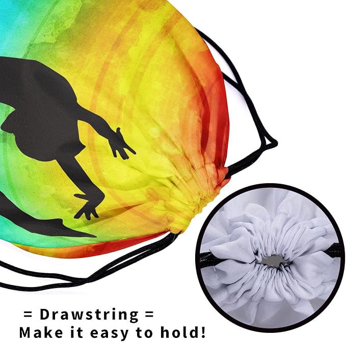 Watercolor Rainbow Gymnastics Grip Bag - Image 5