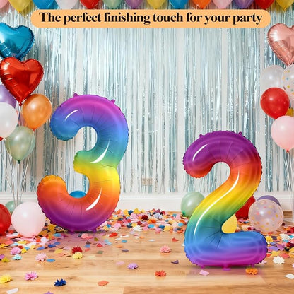 Number 76 Balloons for 76th Birthday Party Decorations, 0-100 Large No.76 - Image 5