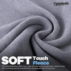 Fuinloth 2 Pack Winter Neck Gaiter, Fleece Warmer Scarf Cold Weather Face Mask Cover for Men/Women