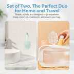 Sylune Scalp Massager Brush 2-Pack – Leaf-Grip Shampoo Scrubber for Deep Clean & Hair Care, Gentle for All Hair Types