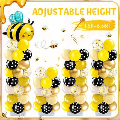 Kasyat 2 Sets Bee Theme Party Balloon Column Stand Kit - Image 5