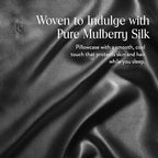 Brooklinen Mulberry Silk Pillowcase – 100% Pure Silk Pillow Case, Soft & Durable, Anti-Friction Comfort, Hight Quality Smooth Texture – Machine Washable & Breathable – Standard Size (Carbon)