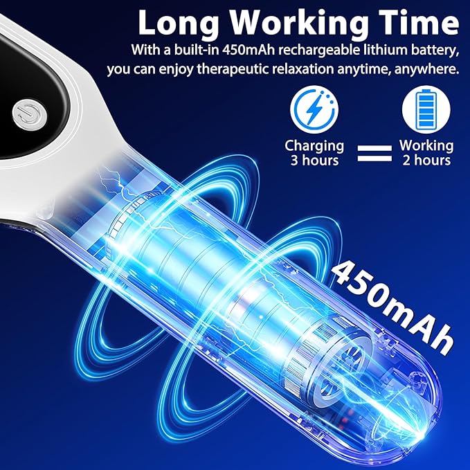 Hair Care Comb for Men and Women,Portable Red Light Therapy Comb,Ideal Holiday Gift