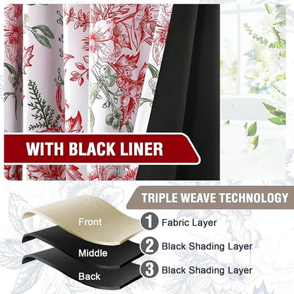 H.VERSAILTEX 100% Blackout Christmas Curtain - Image 6