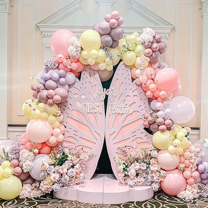 Pink and Purple Balloons 12inch Dusty Purple Blush Pink Balloon - Image 5