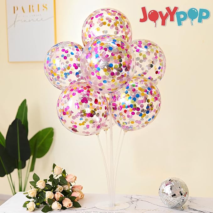 8 Sets Balloon Stand Kit For Table, Balloon Sticks - Image 6