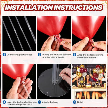 6 Sets 2026 Graduation Balloon Stand Kit - Image 4
