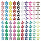Hair Clips for Girls, CYBAUG 100-Pack Star Metal Hair Clips for Toddlers,Kids,Women, Cute Snap Hair Barrettes for Fine/Thick Hair Candy Color Hair Accessories