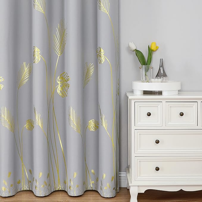 Light Grey Blackout Curtains 72 Inches Long, Light Blocking Thermal Insulated - Image 2