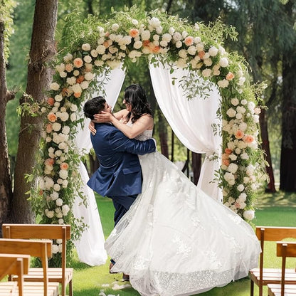 6 ft Gold Metal Balloon Arch Stand, Arch Backdrop Stand - Image 5