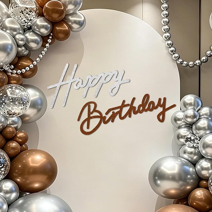 TONIFUL Happy Birthday Sign for Backdrop by TONIFUL