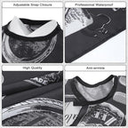 Barber Cape - 12pcs Waterproof Hair Cutting Cape with Snap Closure