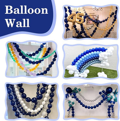 Navy Blue Link Balloons - Image 3