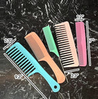 Hair Combs for Women Men, Large Wide Tooth Comb, Fine Tooth, Rat Tail Comb, Comb Set for Wet Curly Thick Thin Hair Styling Detangling (6 PCS)