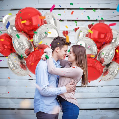 20PCS 18 Inch Round Foil Balloon, Round Shaped Balloons - Image 5