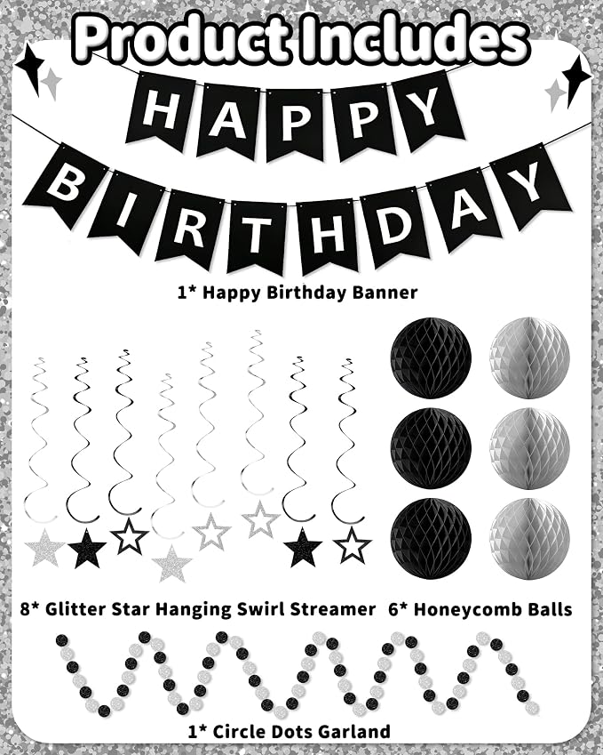 Happy Birthday Decorations, Party Decorations Banners - Image 2