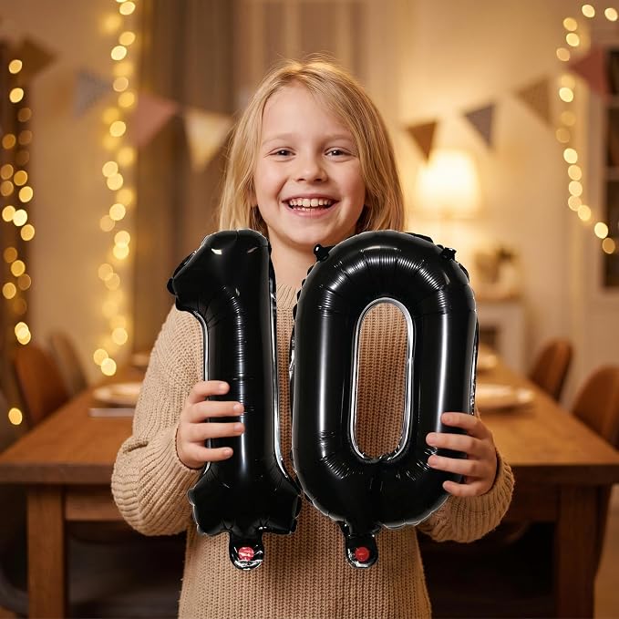 16 Inch Foil Mylar Number Balloons 0-9 - Image 2
