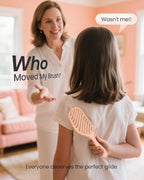 AIMIKE Detangling Brush, Wet Dry Vented Detangler Brush w/Soft Bristles, Pain-Free Detangle Hairbrush Loosens Stubborn Tangles, Extra Gentle on Sensitive and Fine Hair, for Women & Kids