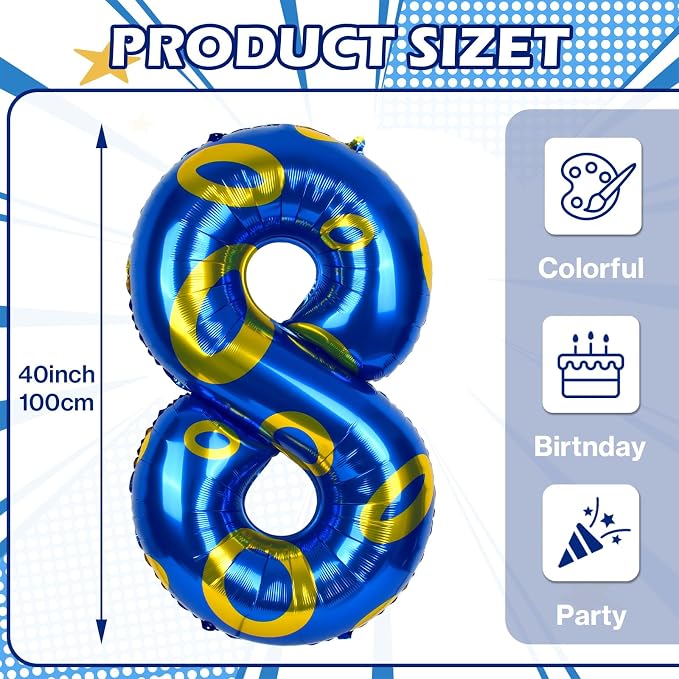 40 Inch Large Vibrant Foil Balloons - Image 2