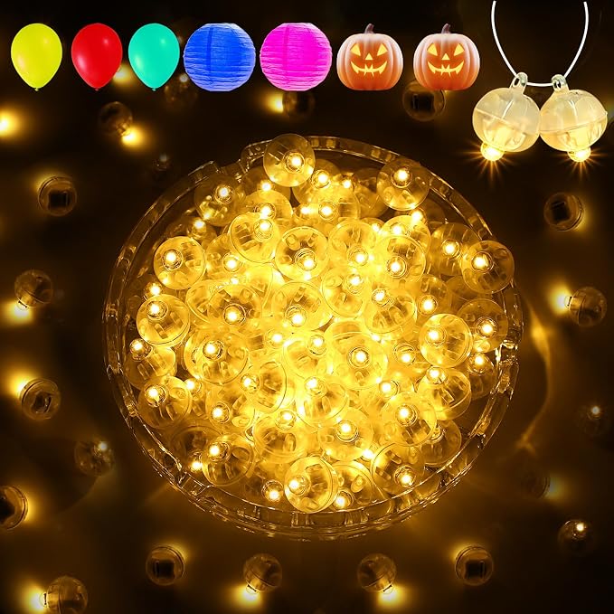 Aogist 200Pcs Warm White Balloon Lights by Aogist