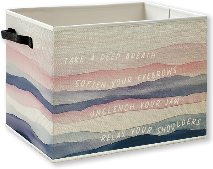 Abstract Mental Health Office Storage Basket by KSDUT