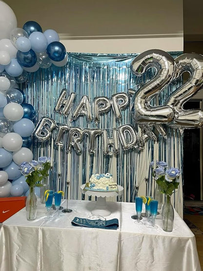 52 Pcs 16 Inch Silver Letter Foil Balloons, 2 Sets of A-Z, Mylar Metallic - Image 5
