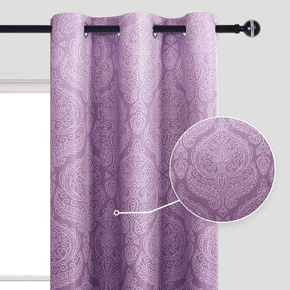 DWCN Ombre Blackout Curtains for Bedroom - Image 2