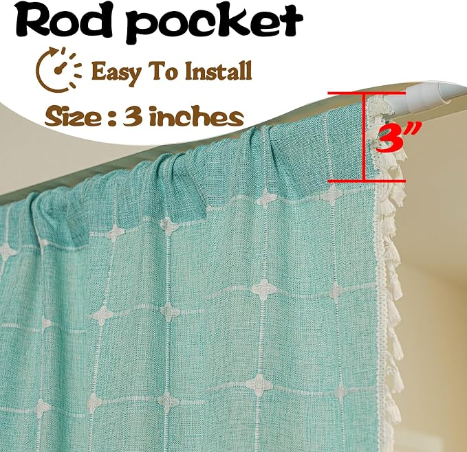 Sutuo Home French Door Curtains - Image 4