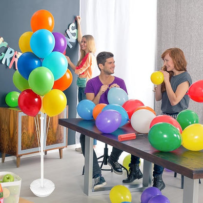 Aneco 4 Set Rainbow Latex Balloon Stand Kit - Image 7