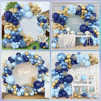 Amandir 153pcs Navy Blue Gold Balloon Garland Arch Kit Different Sizes | 18 12 - Image 7