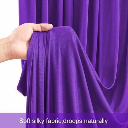8 Panels Purple Backdrop Curtains - Image 6