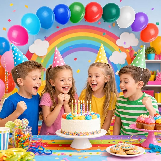 Tamodan 100 PCS Balloons, 12 Inch Balloons Assorted Colors - Image 4