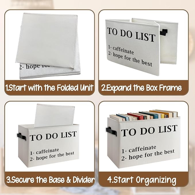 Inspirational Office Decor Storage Basket - Image 4