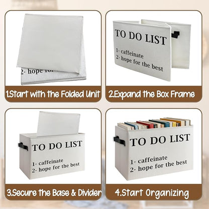 Inspirational Office Decor Storage Basket - Image 4