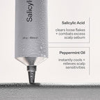 Act+Acre Cold Processed Salicylic Acid Exfoliator | For Loose Flakes, Excess Oil, Scalp Build-Up | Salicylic Acid, Papaya, Peppermint | Balance, Soothe | Vegan, Color Safe, Fragrance-Free | 2 Fl Oz