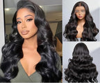 Real HD Lace Wig 13x6 Full Lace Frontal Wig 220% Density Body Wave HD Transparent Lace Front Wigs Virgin Human Hair Wigs Pre Plucked with Baby Hair 30 inch
